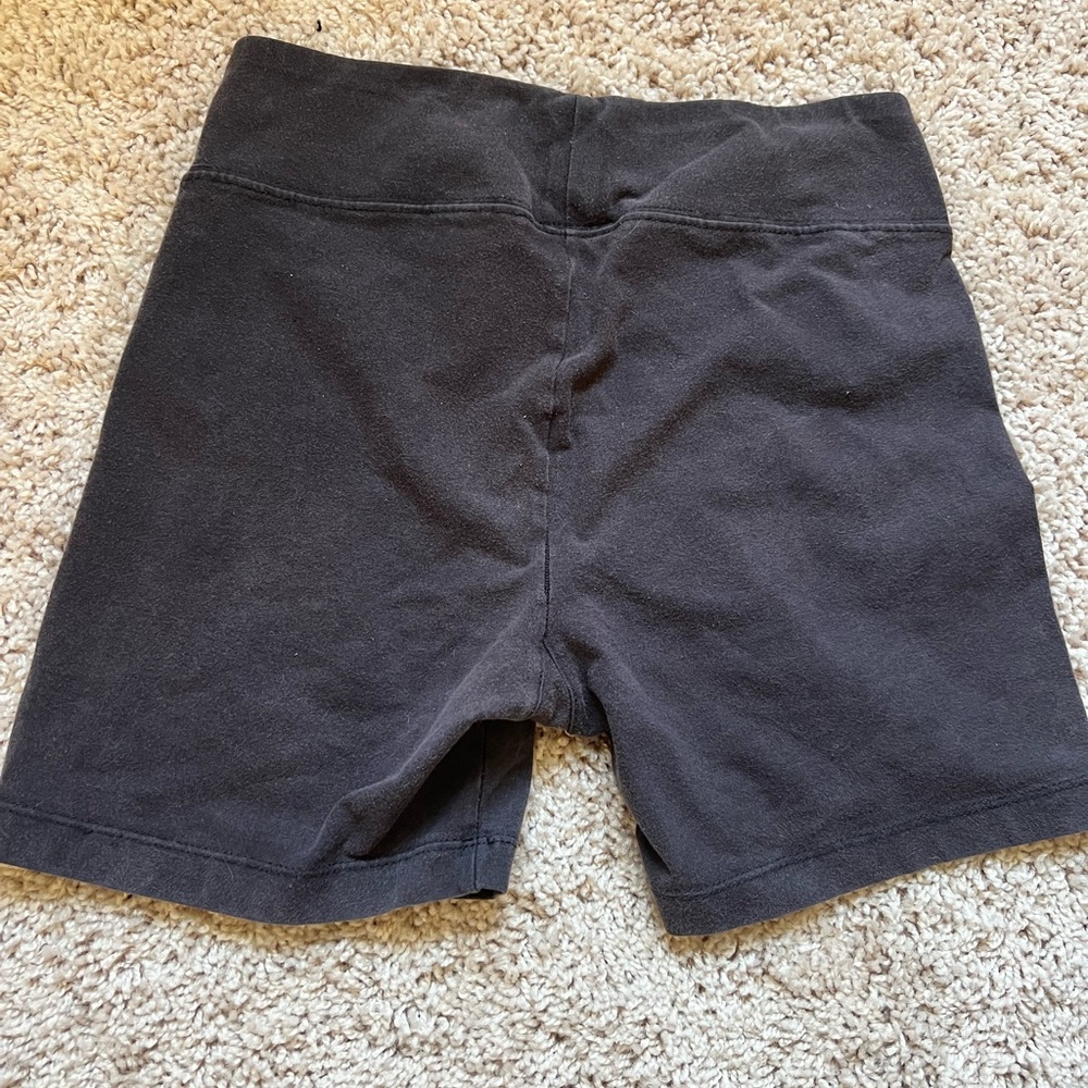 Women’s black biker shorts